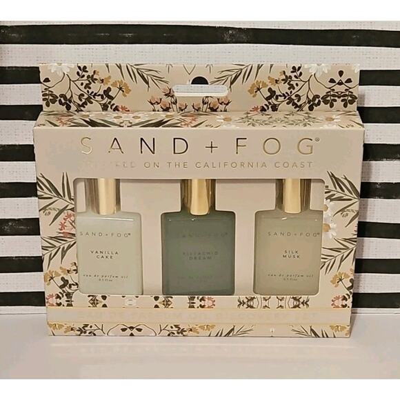 Sand + Fog Discovery Set Eau de Parfum Oil Rollers Parfum 3pc Discovery Set - Picture 1 of 4